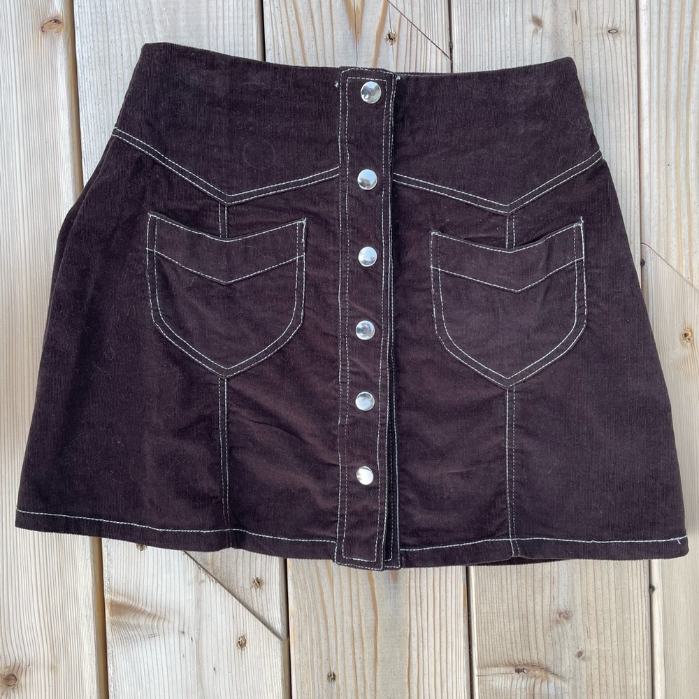 ASOS Corduroy Pocket Skirt